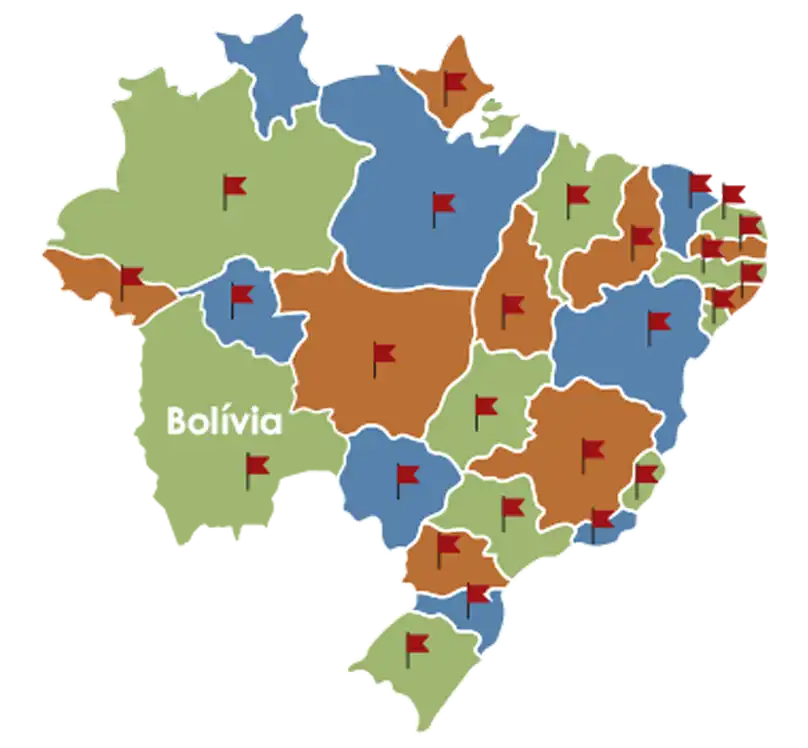 Mapa Brasil Definity